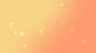Sarı ve Şeftali Gradyan Arkaplanı Yumuşak Parıldayan Parçacıklar
