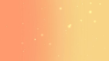 Turuncu ve Sarı Kaydırma Arkaplanı Hafif Yüzen Parça Parçacıkları