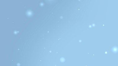 Abstract Blue Gradient Background With Floating Light Orbs And Gentle Motion