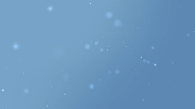 Abstract Light Blue Particle Motion Background With Soft Glow And Modern Depth Effect