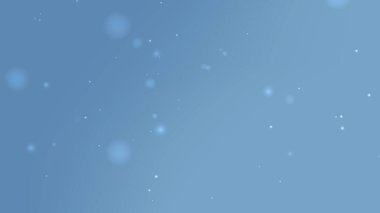 Soft Blue Gradient Background With Floating Sparkle Particles And Gentle Light Motion