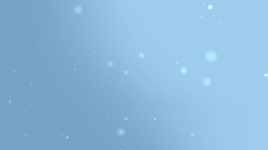 Pürüzsüz Gradyan ve Yüzen Parlak Efektli Soyut Mavi Işık Parçacık Arkaplanı