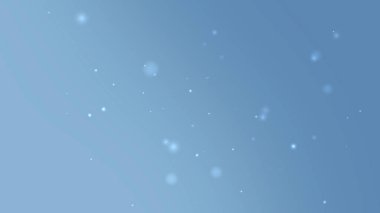 Soft Blue Gradient Background With Floating Sparkle Particles And Gentle Light Motion