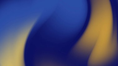 Soft Blue and Yellow Abstract Fluid Background With Elegant Gradient Flow