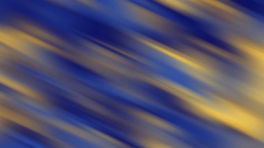 Abstract Fluid Motion Background With Blue and Gold Gradient Color Waves