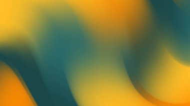 Brazil Inspired Abstract Color Gradient Background With Organic Curves And Soft Motion