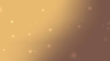 Parlayan Parlak Işık Atmosferli Altın Sarı ve Kahverengi Gradyan Arkaplanı