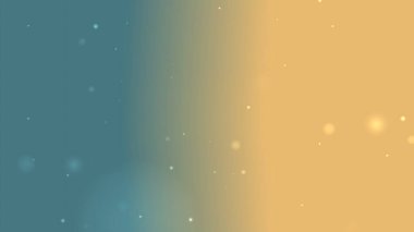 Hafif Parıltı Parçacık Işığı Efektiyle Mavi ve Altın Gradyan Arkaplanı