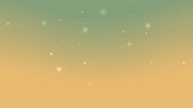 Hafif Parıltı Parçacıkları Hareketiyle Yumuşak Yeşil ve Sarı Gradyan Arkaplanı