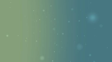 Yeşil Mavi Gradyan Soyut Arkaplan Yumuşak Parıltı Parçacık Canlandırma Efekti