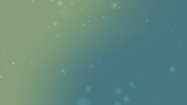 Abstract Teal Green Gradient Background With Soft Sparkle Particles And Light Glow