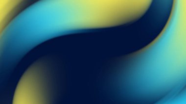 Soft Abstract Gradient Motion Background With Blue Green And Yellow Flow