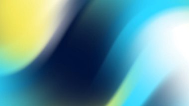 Mavi Yeşil ve Sarı Renkli Soyut Akışkan Gradyan Arkaplan Canlandırması