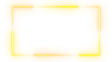 Pürüzsüz Işık Hareketi Döngüsü ile Parlak Altın sarısı Neon Neon Webcam Kaplama Çerçevesi