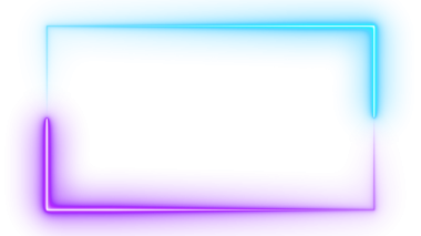 Alpha Channel ile Mor ve Mavi Neon Parlak Çerçeve Kaplama Döngüsü CanlandırmasıName