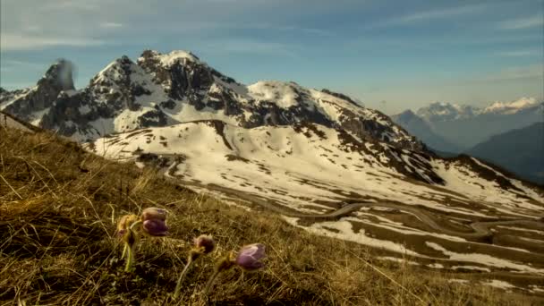 Timelapse dolomites italy — Stock Video