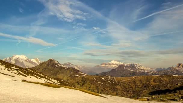 Timelapse dolomitas itália — Vídeo de Stock