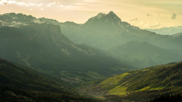 Timelapse dolomitas itália — Vídeo de Stock