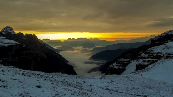 Dolomit idő telik el — Stock videók