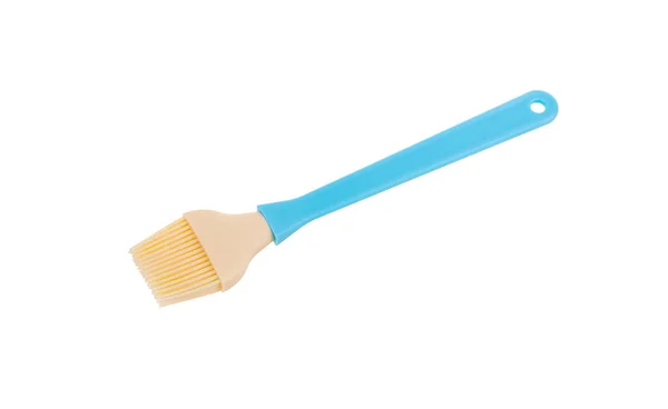 Brosse Culinaire Silicone Isolée Sur Fond Blanc — Photo