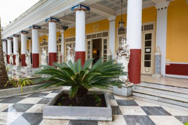 İmparatoriçe, Avusturya Elisabeth Bavyera Krallığı tarafından olarak da bilinen Sisi Achilleion Sarayı, Corfu Island, Yunanistan.