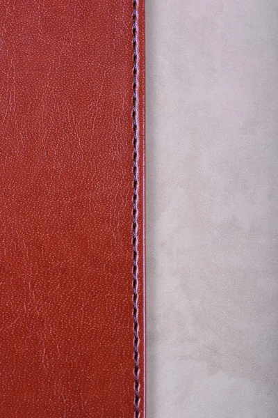 Leather diary background texture