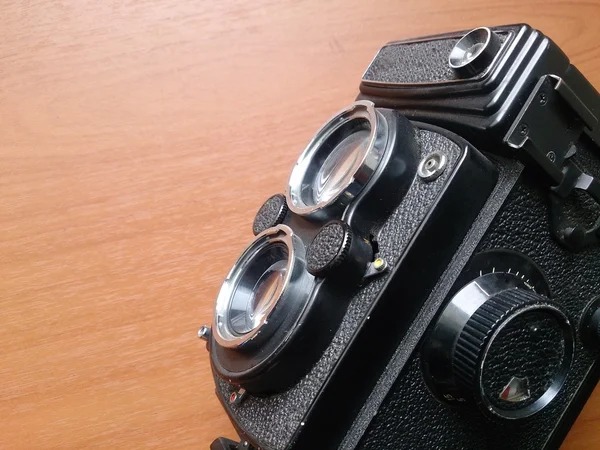 Soft focus of old camera retouching Vintage in still life style. — Stock Photo, Image