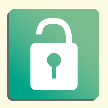 kilit simgesini açın.