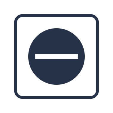 simgesi, negatif sembol