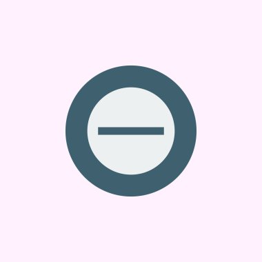 simgesi, negatif sembol