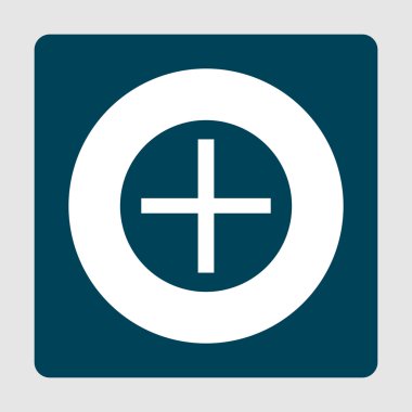 artı simgesi, pozitif sembol