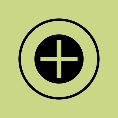 artı simgesi, pozitif sembol