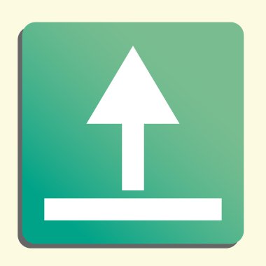 Düğme stili yeşil arka plan, sarı ışık, sha üstünde kutsal kişilerin resmi yükle