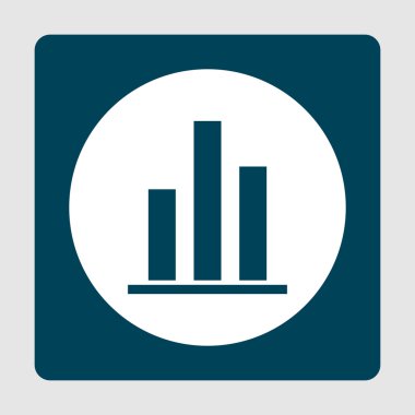 İstatistik üstünde kutsal kişilerin resmi, beyaz bir daire arka plan mavi tarafından çevrili
