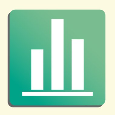 İstatistik üstünde kutsal kişilerin resmi, düğme stili yeşil arka plan, sarı ışık,