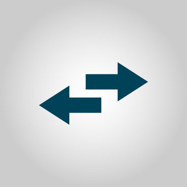 Gri arka plan, mavi anahat, büyük siz OK kombine simgesi