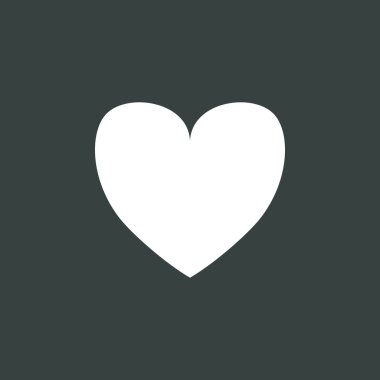 Koyu arka plan, beyaz anahat, büyük boy sym favori simgesi