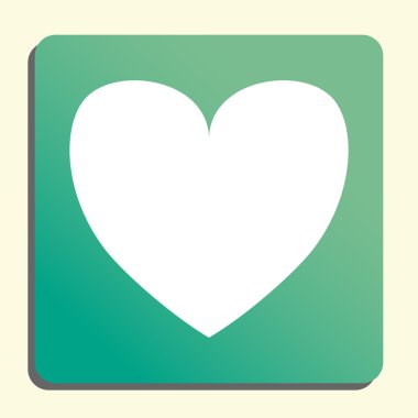 Düğme stili yeşil arka plan, sarı ışık, s favori simgesi