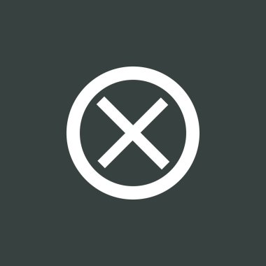 Koyu arka plan, beyaz anahat, büyük boy işaret üstünde kutsal kişilerin resmi iptal