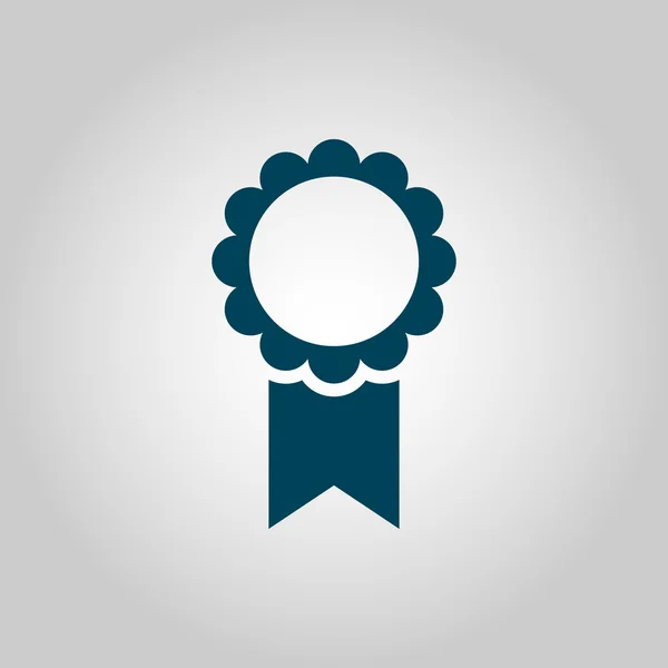 Icona del best seller, su sfondo grigio, contorno blu, simbolo di grandi dimensioni — Vettoriale Stock
