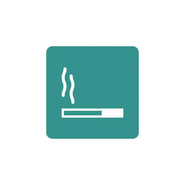 Ícone de cigarro, símbolo de ícone de cigarro, vetor de ícone de cigarro, ícone de cigarro eps, imagem de ícone de cigarro, logotipo de ícone de cigarro, ícone de cigarro flat, design de arte de ícone de cigarro, ícone de cigarro green — Vetor de Stock