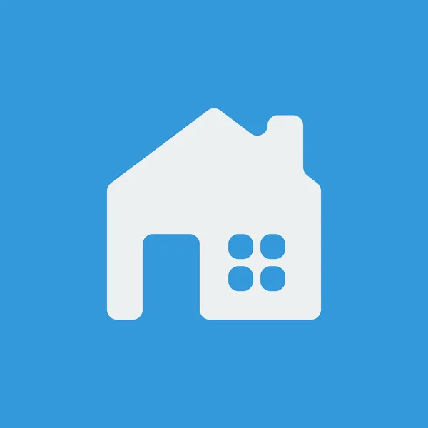 Icône de la maison, symbole de la maison, vecteur de la maison, eps de la maison, image de la maison, logo de la maison, appartement de la maison, home art design, home blue — Image vectorielle