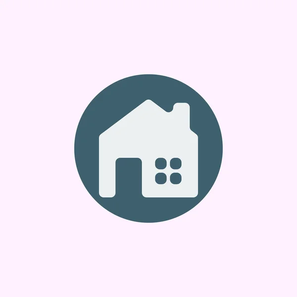 Icono de la casa, símbolo de la casa, vector de la casa, eps casero, imagen del hogar, logotipo de la casa, plano casero, diseño de arte casero, anillo azul casero — Archivo Imágenes Vectoriales