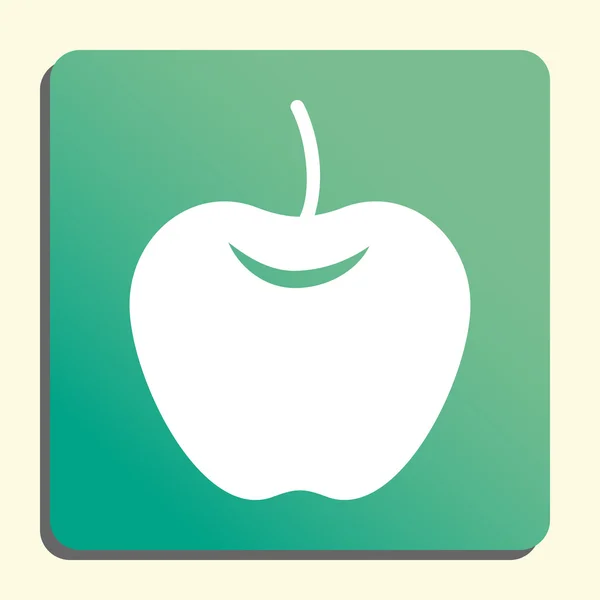 Apple icon, apple symbol, apple vector, apple eps, apple image, apple logo, apple flat, apple art design, apple green — Wektor stockowy