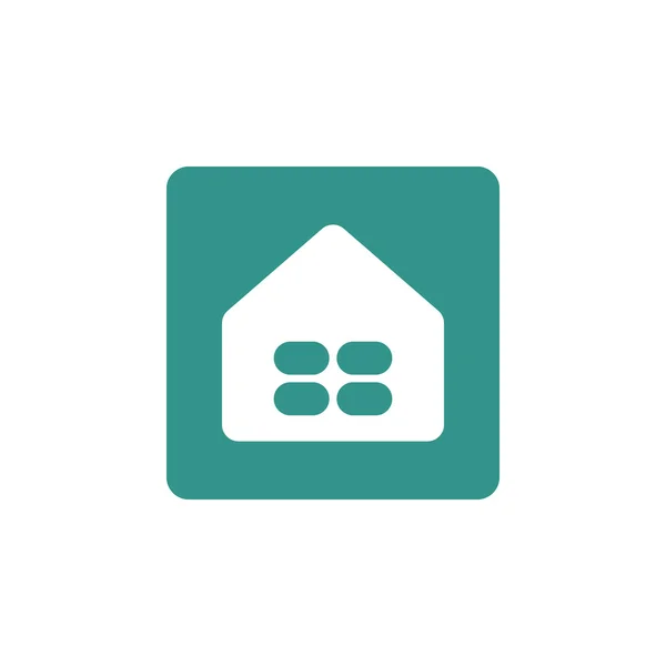 Home icon, home symbol, home vector, home eps, home image, home logo, home flat, home art design, home green — 스톡 벡터