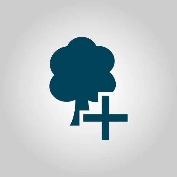 Écologie arbre icône, écologie arbre symbole, écologie arbre vecteur, écologie arbre eps, écologie arbre image, écologie arbre logo, écologie arbre plat, écologie arbre art design, écologie arbre bleu rond — Image vectorielle