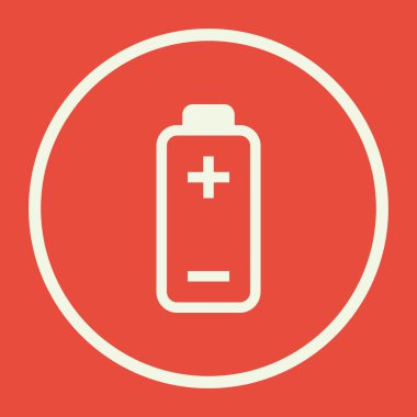 Pil simgesi, pil simgesi, pil vektör, pil eps, pil görüntü, pil logo, düz pil, pil sanat tasarım, pil kırmızı