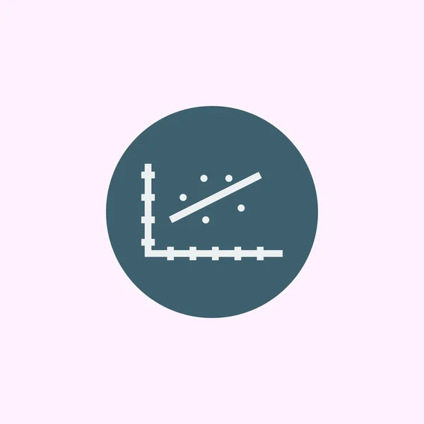 L'icône de diagramme de dispersion, symbole de diagramme de dispersion, vecteur de diagramme de dispersion, diagramme de dispersion eps, image de diagramme de dispersion, logo de diagramme de dispersion, diagramme de dispersion plat, conception d'art de diagramme de dispersion, anneau bleu de diagramme de dispersion — Image vectorielle