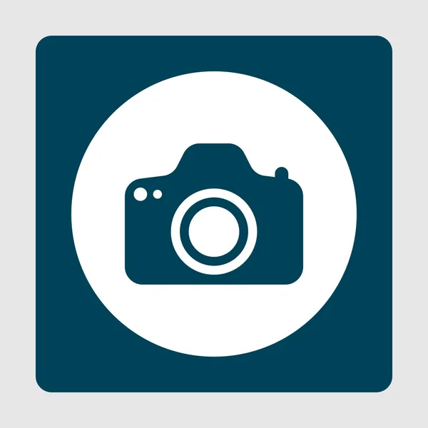 Fotocamera pictogram fotocamera symbool, fotocamera vector, fotocamera EPS, fotocamera beeld, fotocamera logo, fotocamera plat, fotocamera kunst design, fotocamera blauw — Stockvector