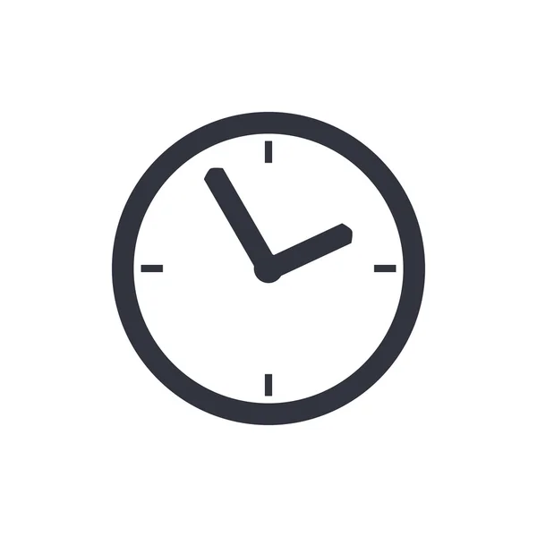 Icono del reloj, símbolo del reloj, vector del reloj, eps reloj, imagen del reloj, logotipo del reloj, reloj plano, diseño de arte reloj, blanco reloj — Vector de stock